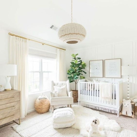 Nursery decor. Dangers in nursery.