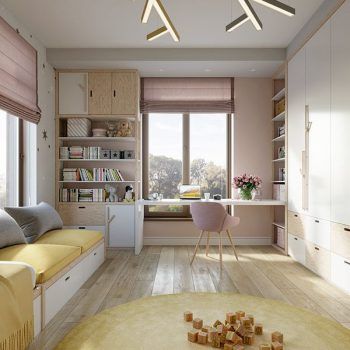 Nursery decor, writing table