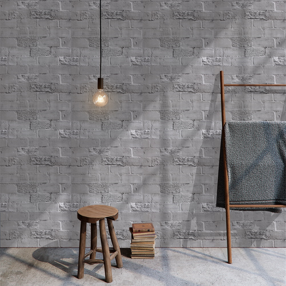 Stones And Bricks Imitation Peel and Stick Wallpaper