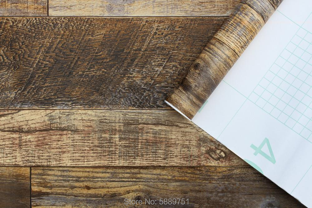 Brown Wood Planks Peel And Stick Wallpaper