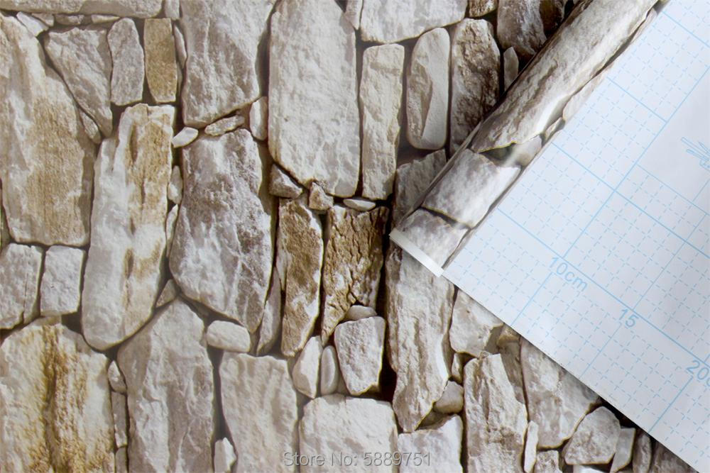 Natural Stoned Wall Self-Adhesive Wallpaper