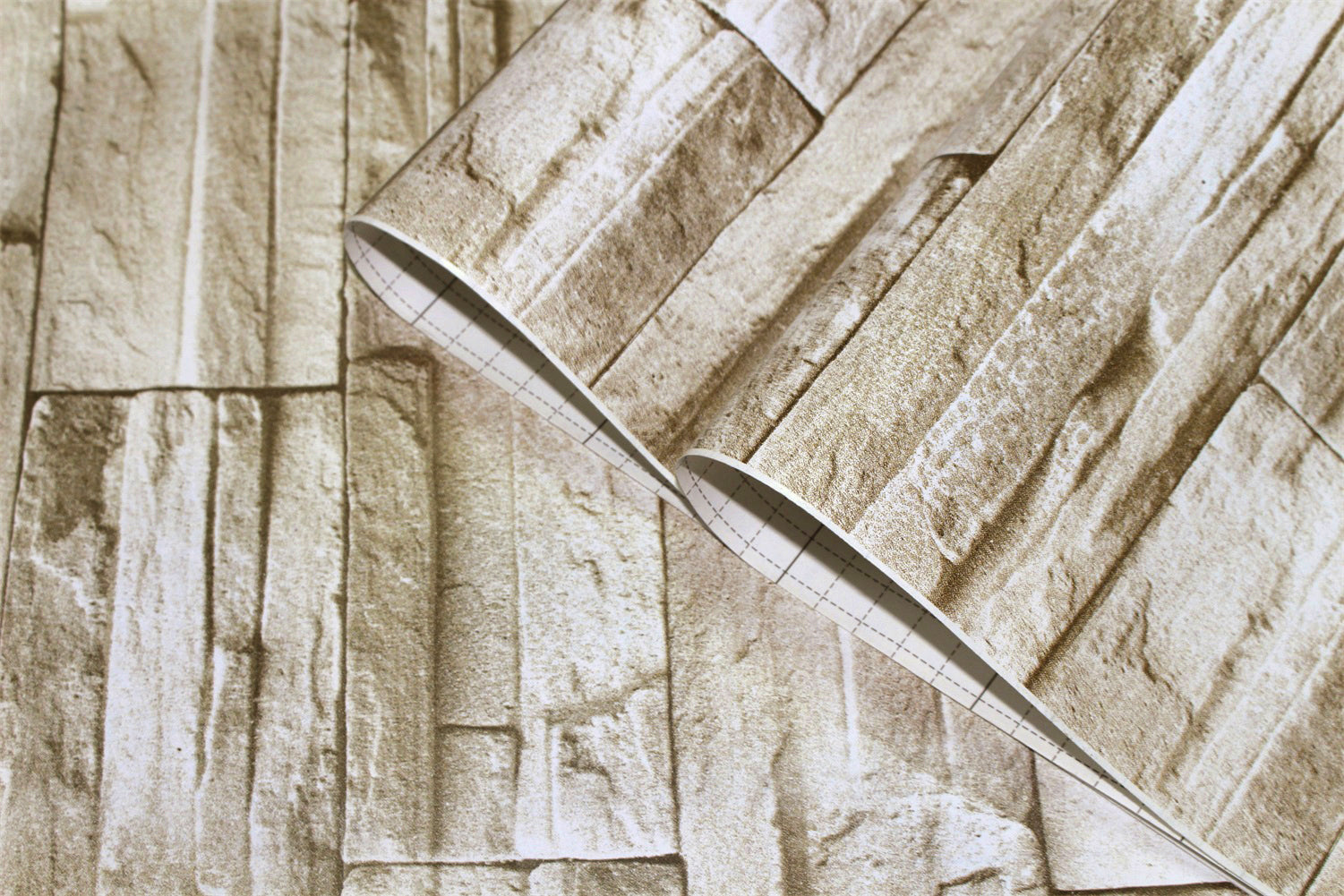 Stoned Bricks Imitation Peel and Stick Wallpaper