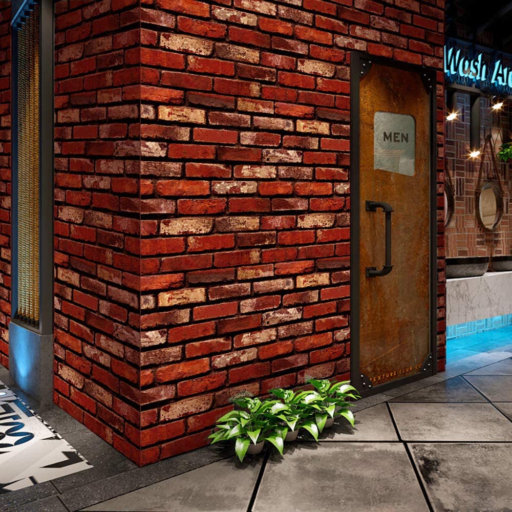 Stones And Bricks Imitation Peel and Stick Wallpaper