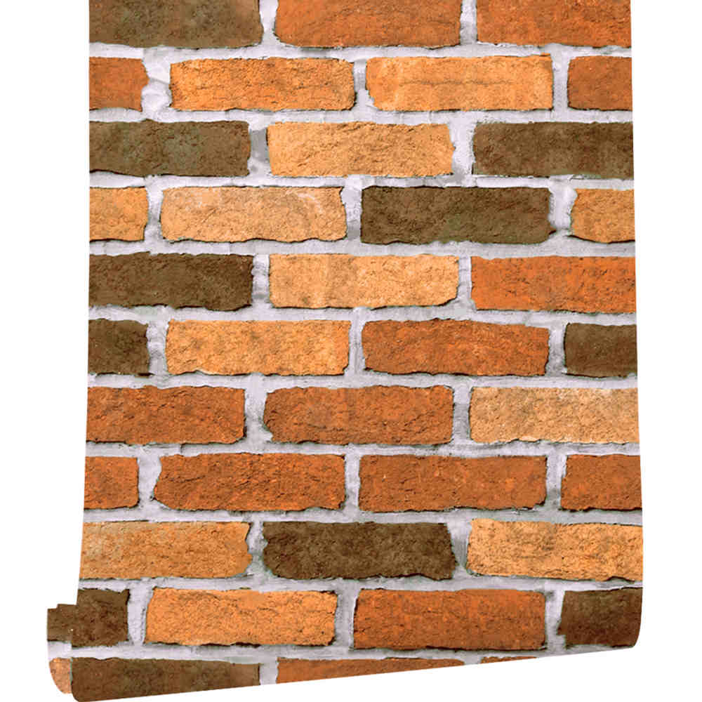 Stones And Bricks Imitation Peel and Stick Wallpaper