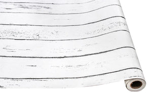 White Wood Planks Self-Adhesive Wallpaper
