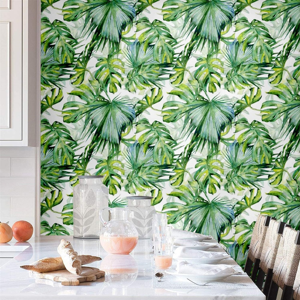 Palm Leaf Self-Adhesive Wallpaper