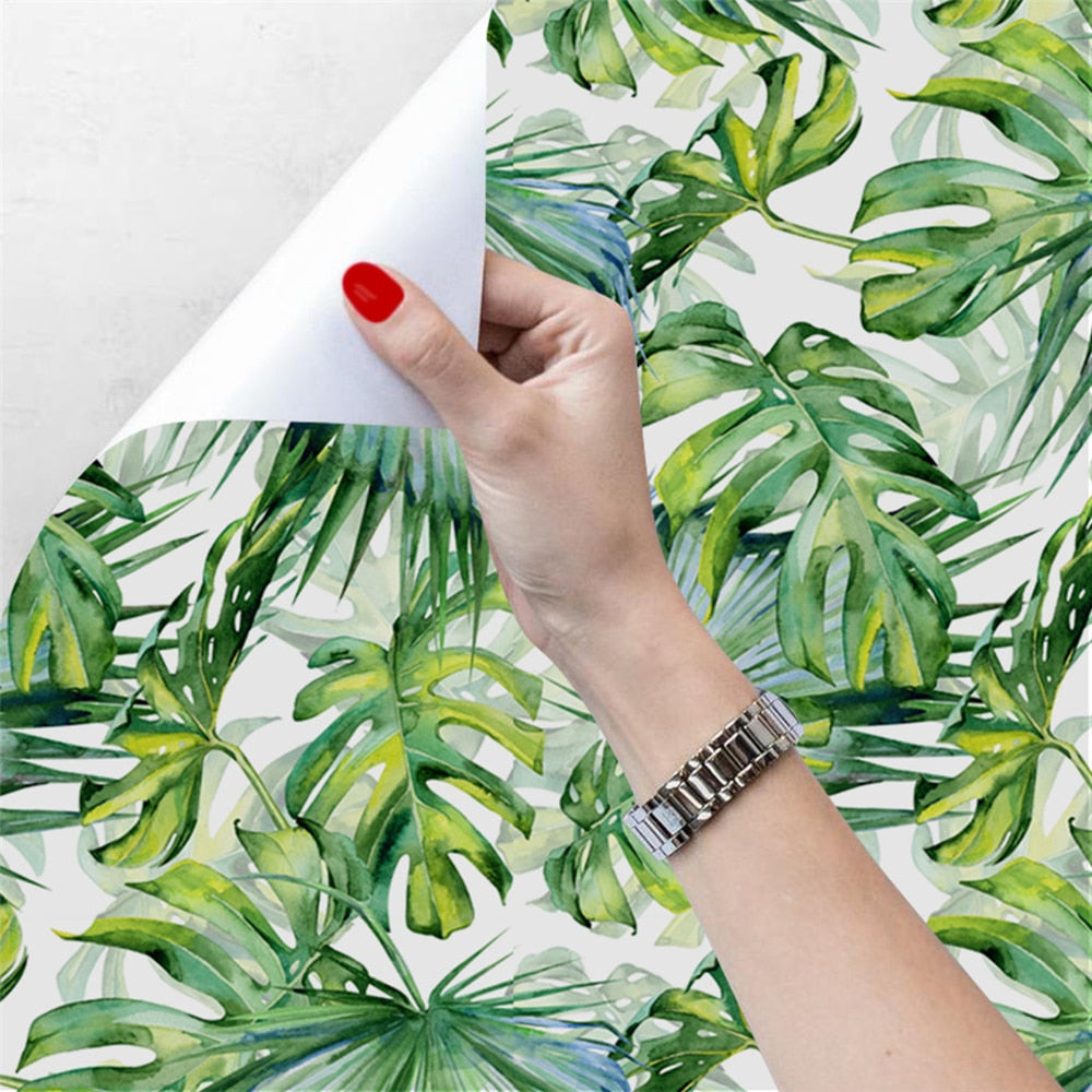 Palm Leaf Self-Adhesive Wallpaper