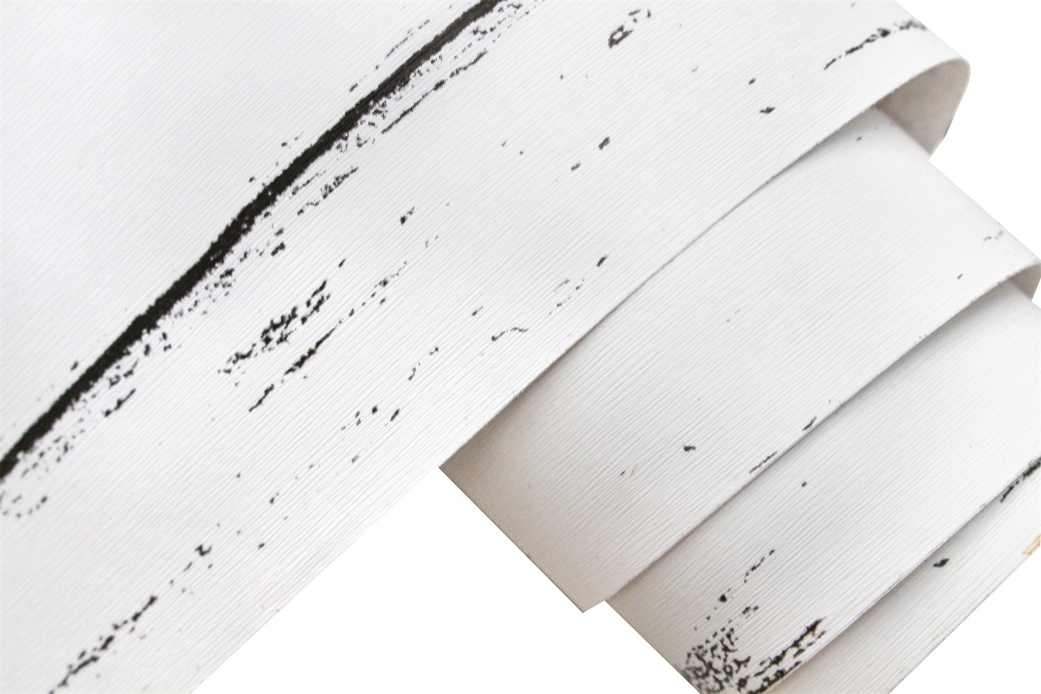 White Wood Planks Self-Adhesive Wallpaper
