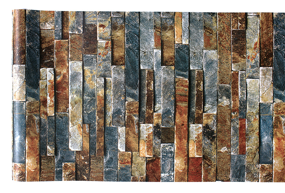 Stones And Bricks Imitation Peel and Stick Wallpaper