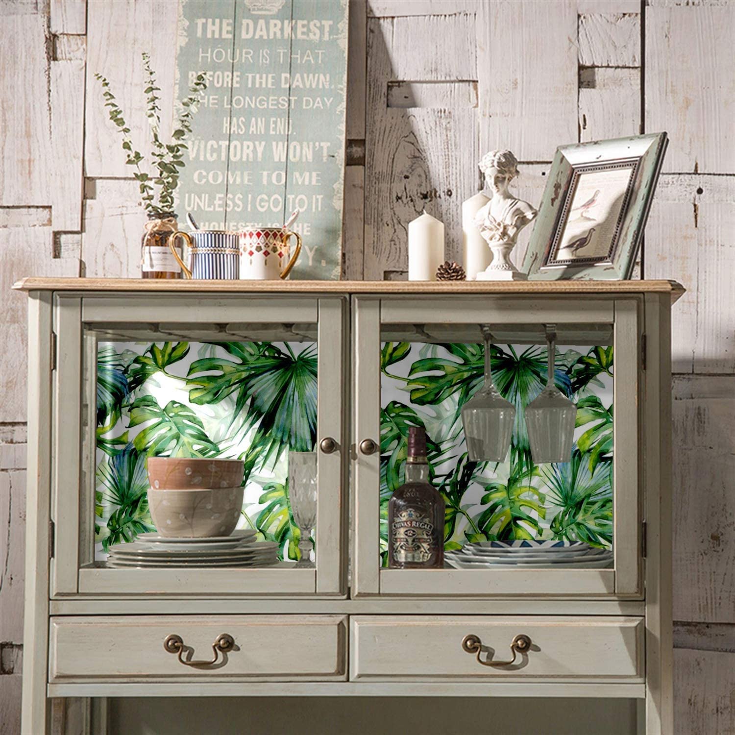 Palm Leaf Self-Adhesive Wallpaper