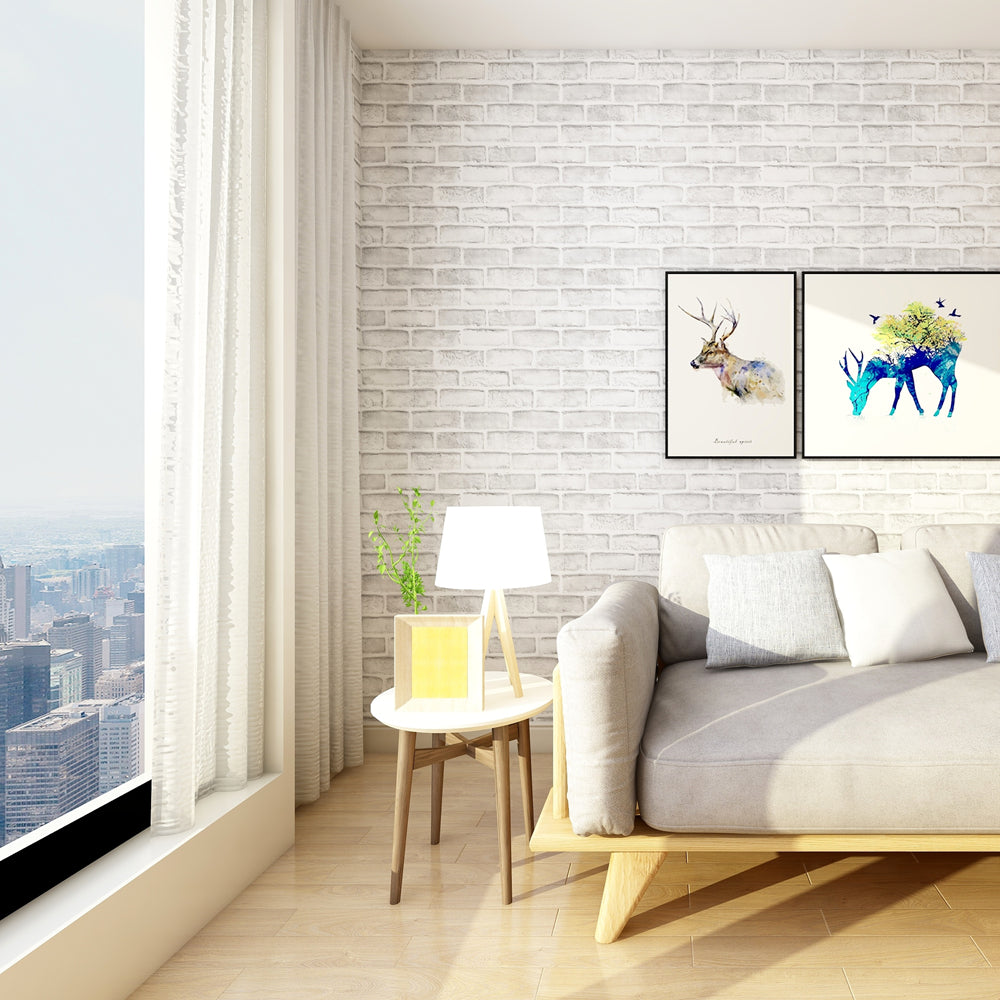 Stones And Bricks Imitation Peel and Stick Wallpaper