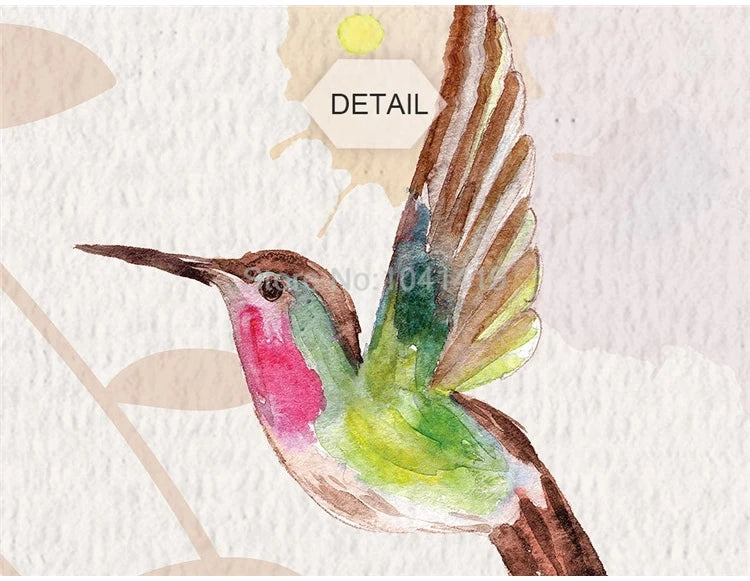 Floral Rabbit Garden Nursery Wall Mural Wallpaper