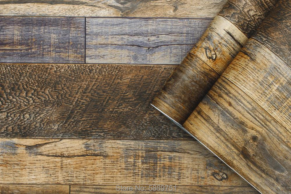 Brown Wood Planks Peel And Stick Wallpaper