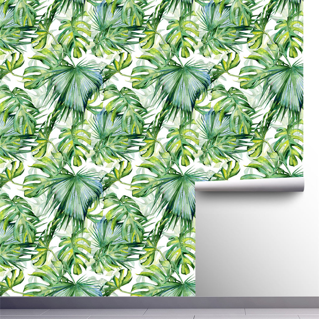 Palm Leaf Self-Adhesive Wallpaper