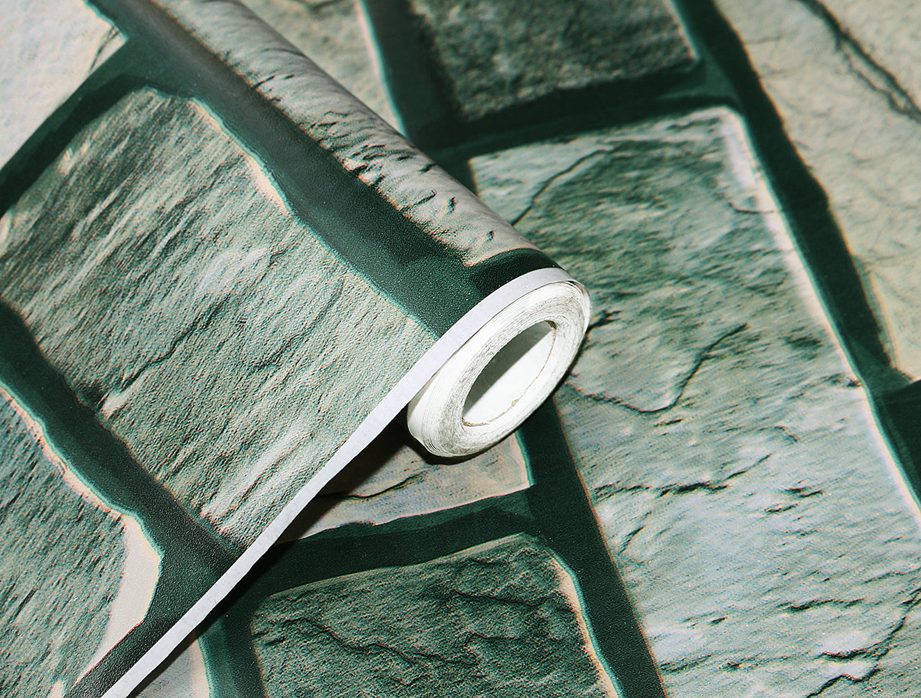 Stones And Bricks Imitation Peel and Stick Wallpaper