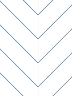 Black White Herringbone Stripes Peel and Stick Wallpaper