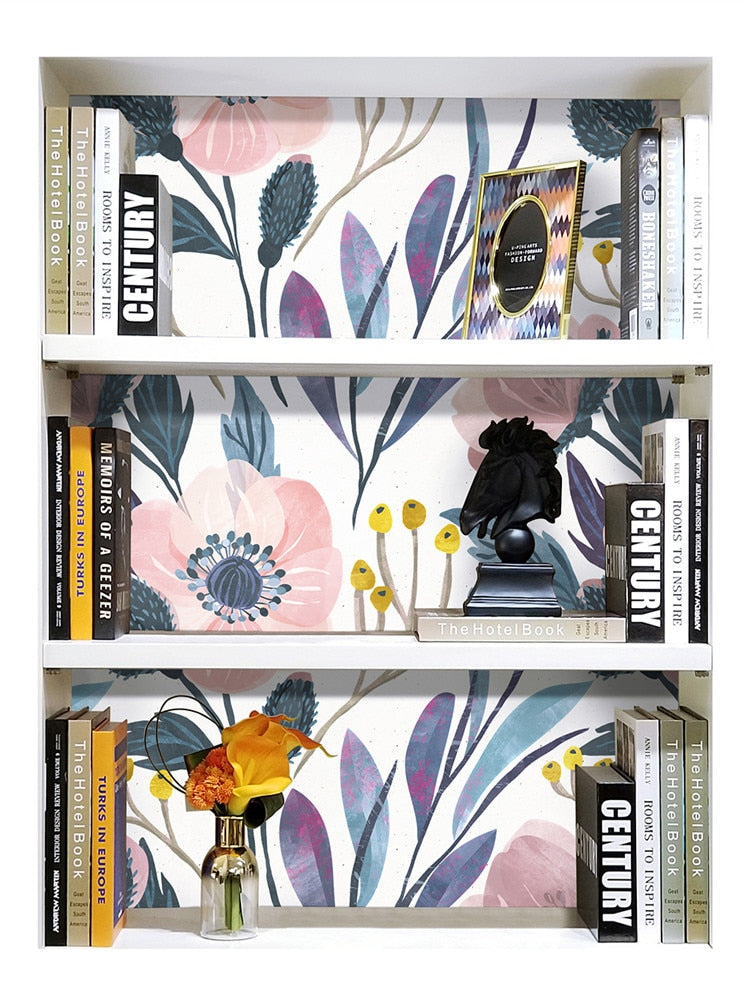 Charming Pink Flowers Peel And Stick Wallpaper