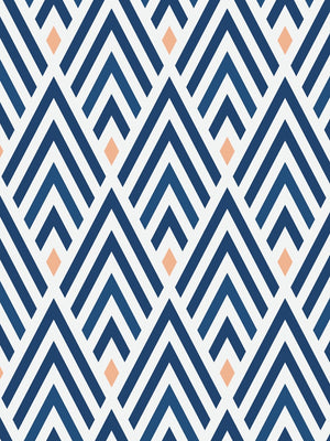 Black White Herringbone Stripes Peel and Stick Wallpaper