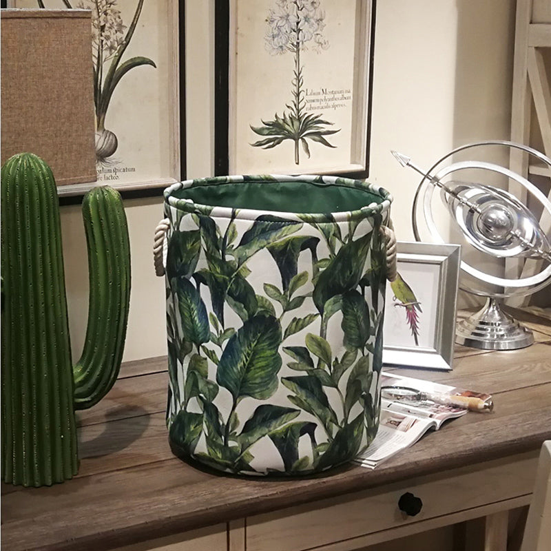 Green Leaf Hamper Storage Box