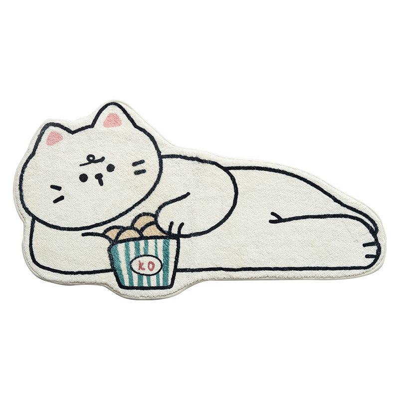 Special-shaped Nursery Rug Cats and Bear