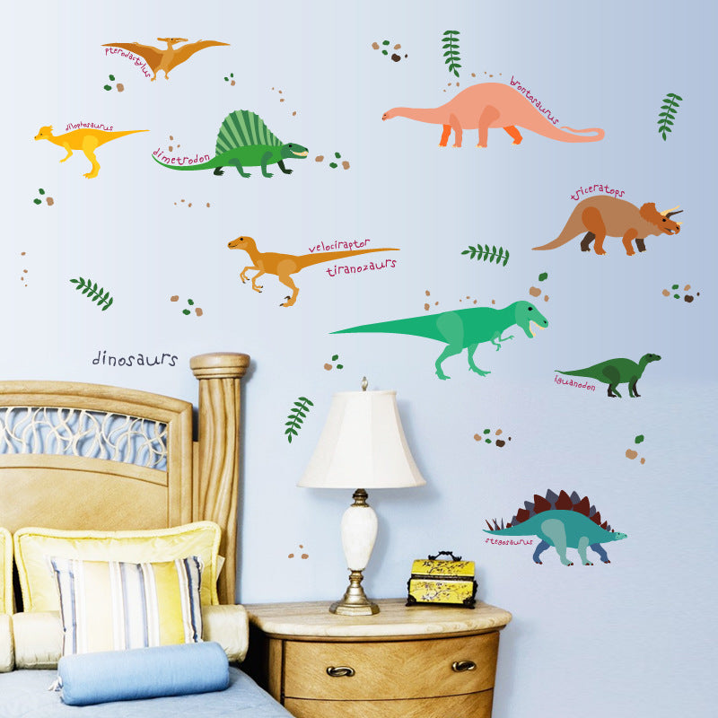 Cartoon Wall Decals Dinosaur World