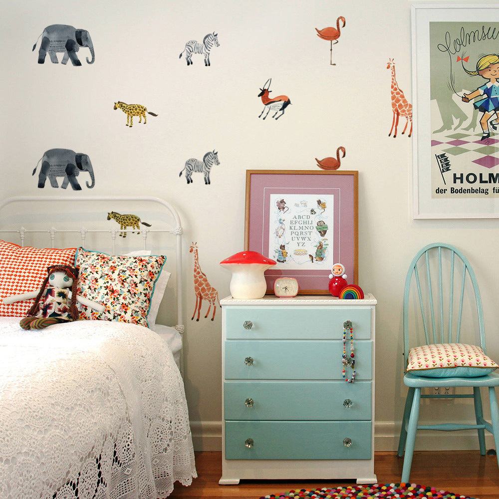 Pattern Wall Decals ZOO Animals