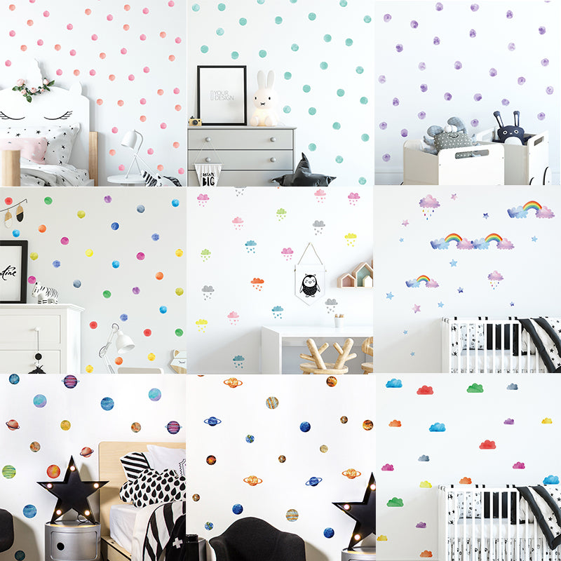 Pattern Wall Decals Colorful Dots