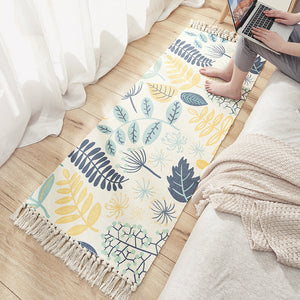 Fringed Cotton Long Rug