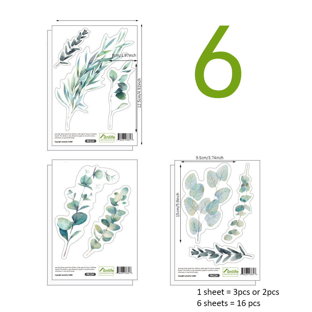 Pattern Wall Decals Garden Leaves