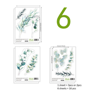 Pattern Wall Decals Garden Leaves