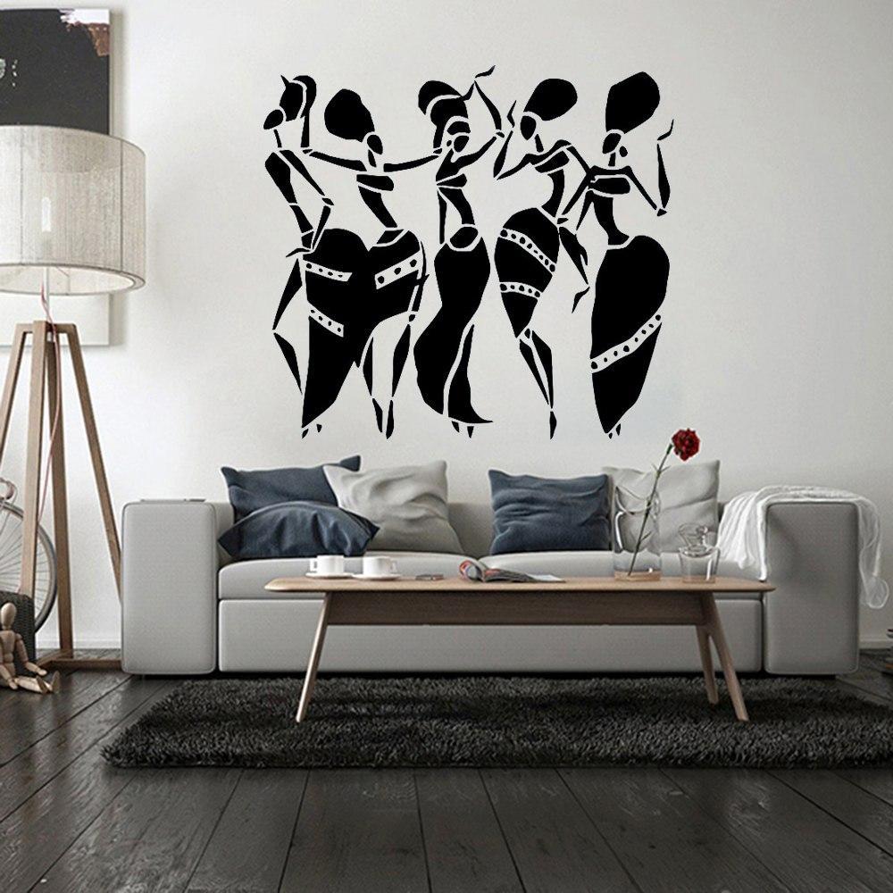 Cartoon Wall Decal African Festivities