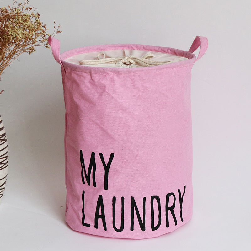 Colorful beam storage bin laundry hamper