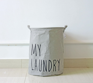 Colorful beam storage bin laundry hamper