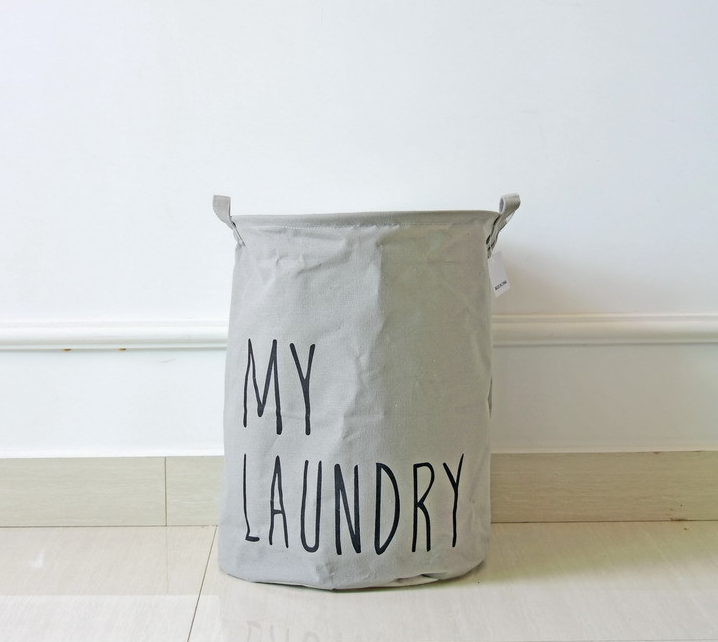 Colorful beam storage bin laundry hamper
