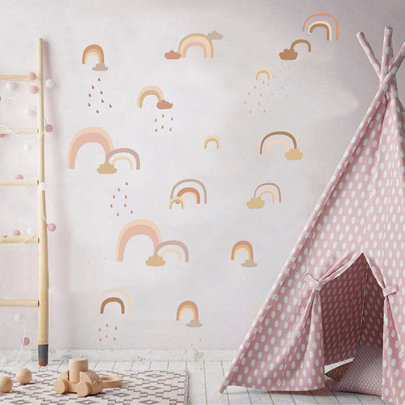 Pattern Wall Decals Cute Rainbows