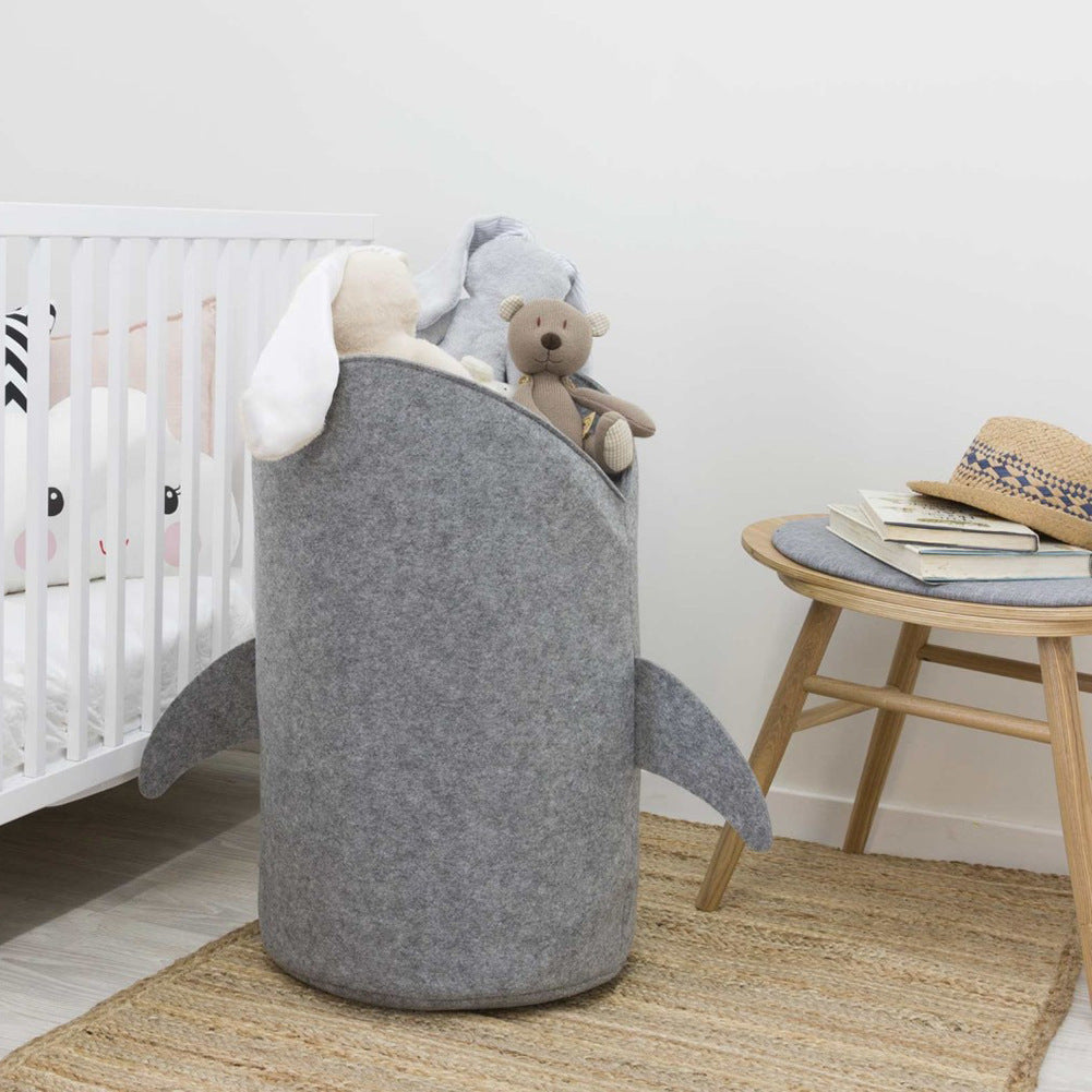 Shark Shaped Kids Nursery Toy Storage