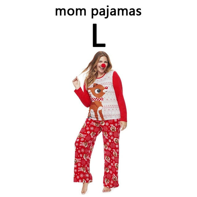 Matching Christmas Pajamas Family Set - Baby Deer