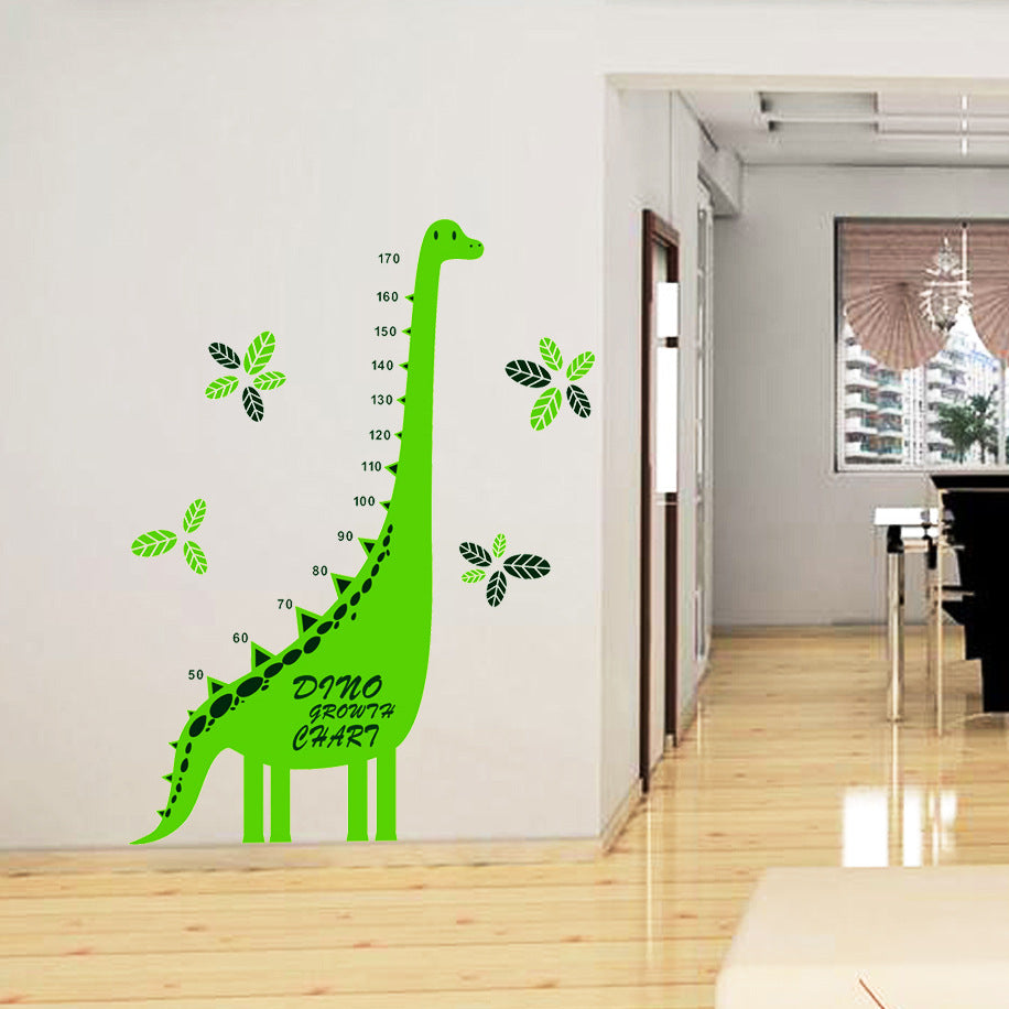 Cartoon Wall Decal Dinosaur Height Meter