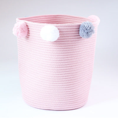 Wool ball laundry Hamper basket