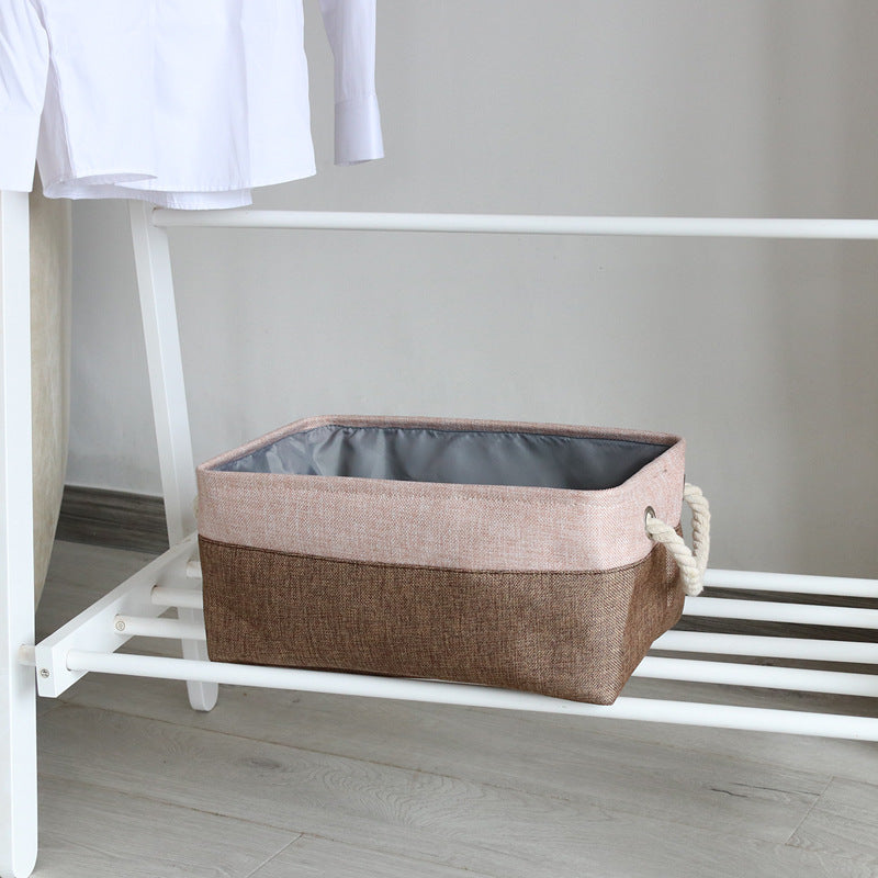 Laundry Hamper Storage Basket Square Shape