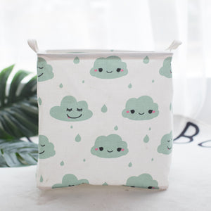 Nursery Laundry Storage Bin Square Shape