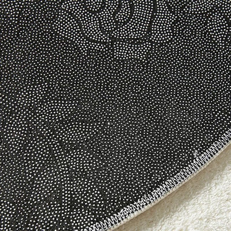 Nordic Area Round Rug Circle Stripes