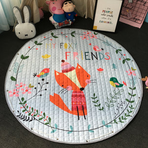 Cartoon Round Crawling Play Mats