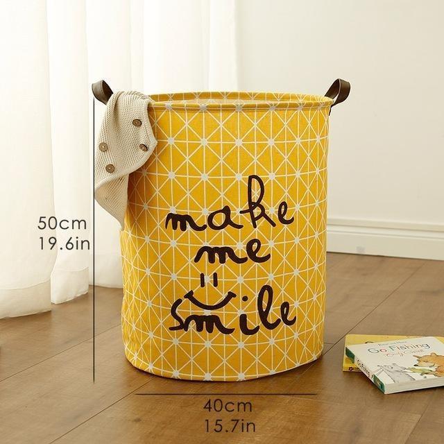 Fabric Laundry hamper storage basket