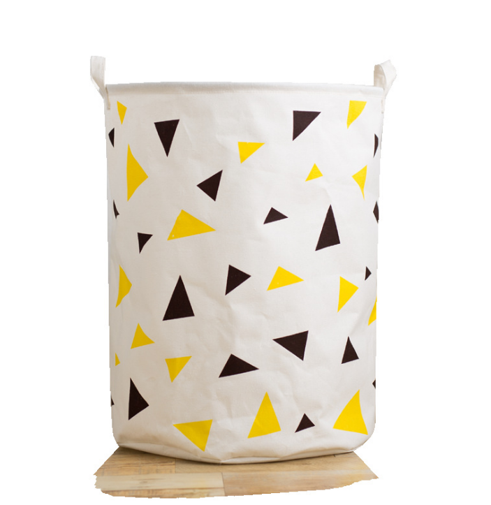 Storage Basket Laundry Hamper Triangles