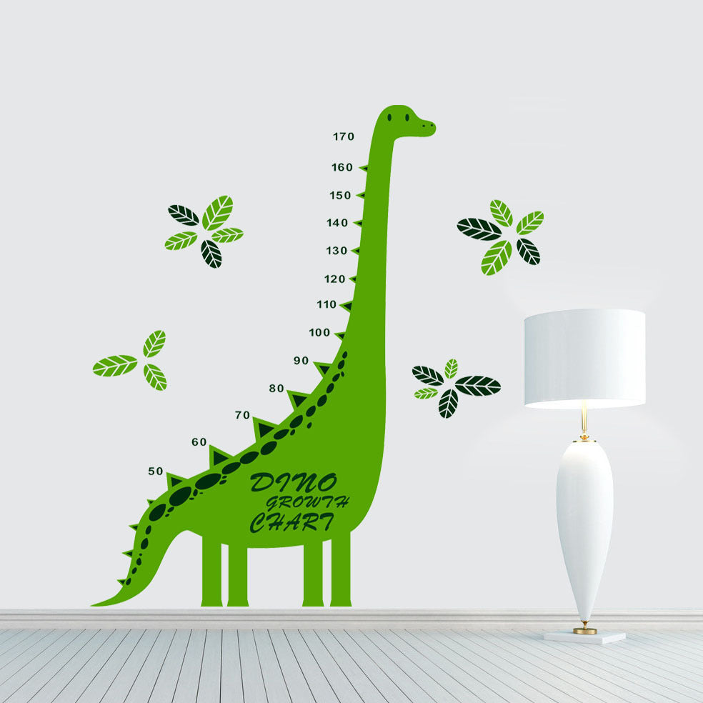 Cartoon Wall Decal Dinosaur Height Meter