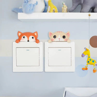 Cartoon Switcher Sticker Curious Animals