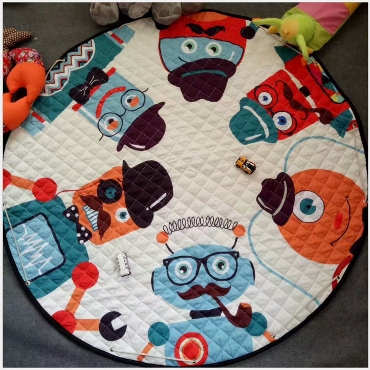 Cartoon Round Crawling Play Mats