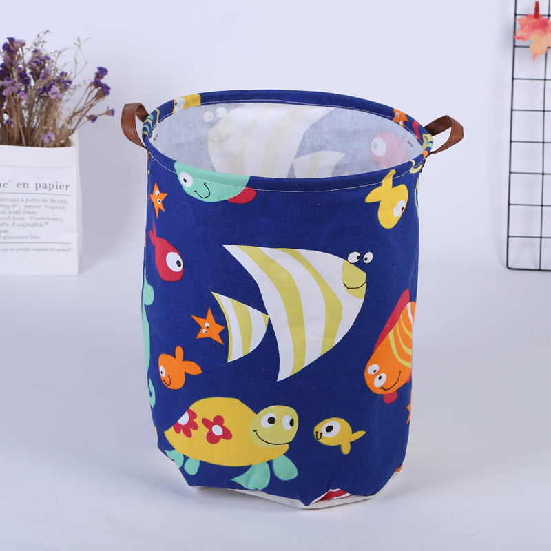 Storage Basket Laundry Hamper Fruit Flamingo