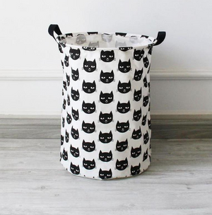 Black & White Laundry Hamper